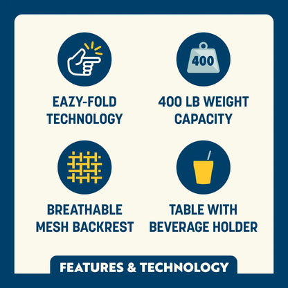 Slim-Fold Director's Chair XL™
